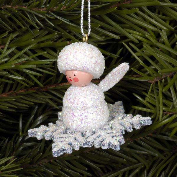 Mini angel - Snowflake surfer - Christmas tree decoration